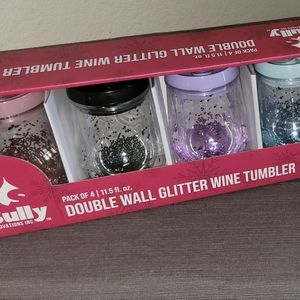 Wine glitter tumblers